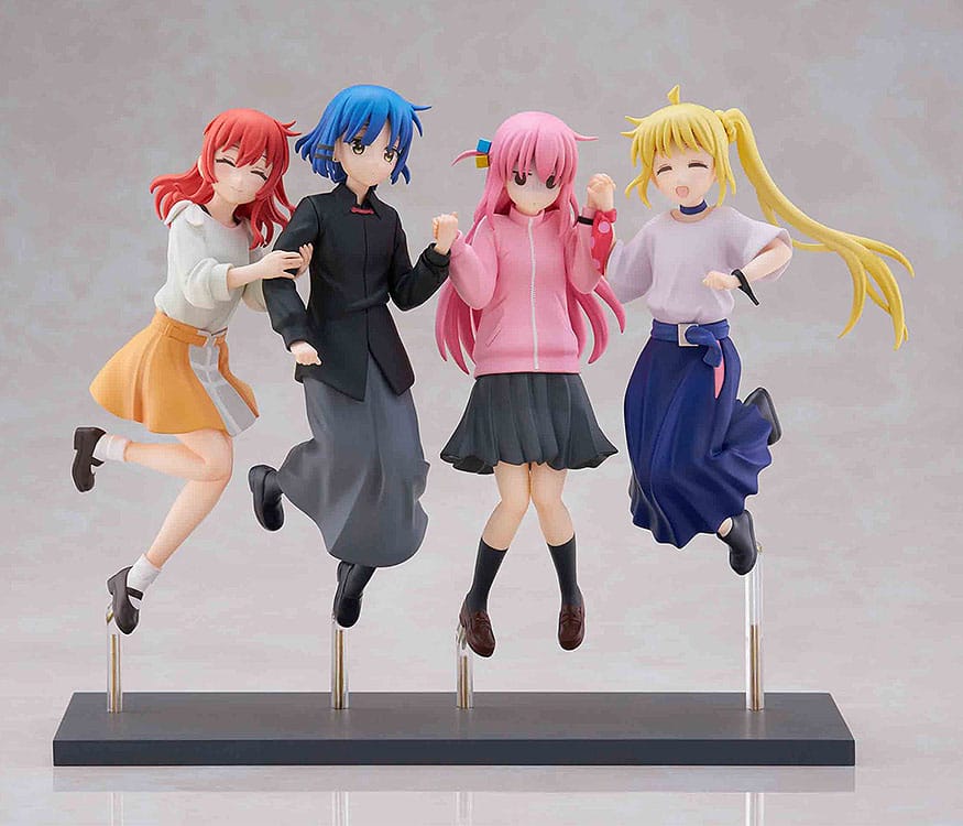 Bocchi the Rock! Statues 4-Pack Jumping Girl(s) 20cm - Scale Statue - Aniplex - Hobby Figures UK