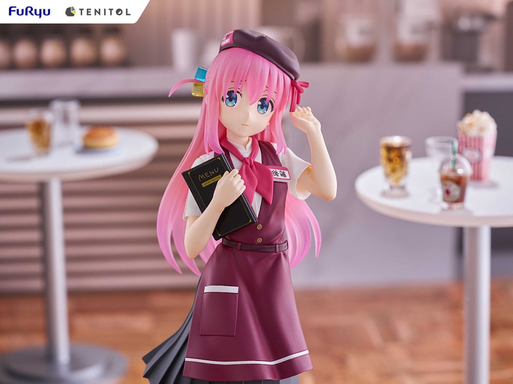 Bocchi the Rock! Tenitol PVC Statue Hitori Gotoh Café Style Ver. 20cm - Scale Statue - Furyu - Hobby Figures UK