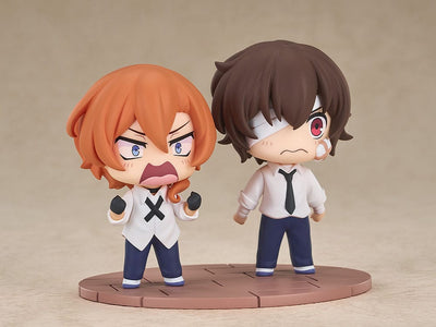 Bungo Stray Dogs Wan! Chibi Figures Osamu Dazai & Chuya Nakahara: Fourteen-Year-Old Ver. 8cm - Mini Figures - Good Smile Company - Hobby Figures UK