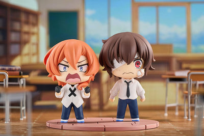 Bungo Stray Dogs Wan! Chibi Figures Osamu Dazai & Chuya Nakahara: Fourteen-Year-Old Ver. 8cm - Mini Figures - Good Smile Company - Hobby Figures UK