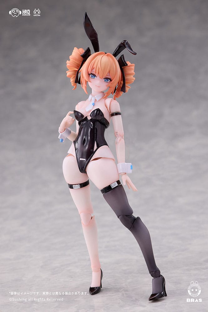 ゲームキャラクター BUNNY RAPID ACTION SQUAD LEONI 1/12 Bunny Rapid Action Squad Action Figure Kit 1/12 Sniper Leoni 15cm