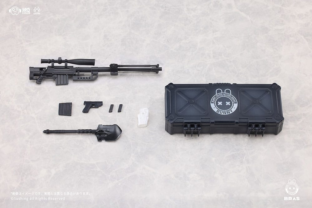 Bunny Rapid Action Squad Action Figure Kit 1/12 Sniper Leoni 15cm