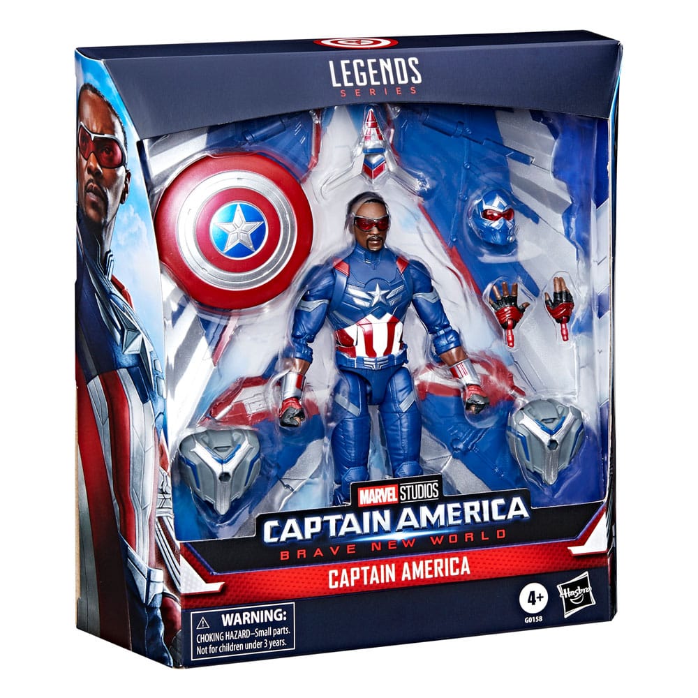 Captain America: Brave New World Marvel Legends Action Figure Captain America 15cm - Action Figures - Hasbro - Hobby Figures UK