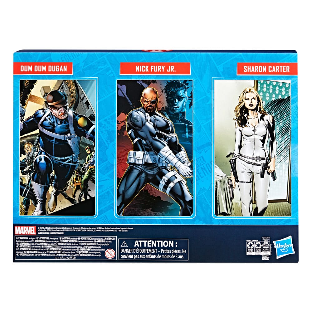 Captain America Marvel Legends Action Figure 3-Pack S.H.I.E.L.D. 15cm - Action Figures - Hasbro - Hobby Figures UK