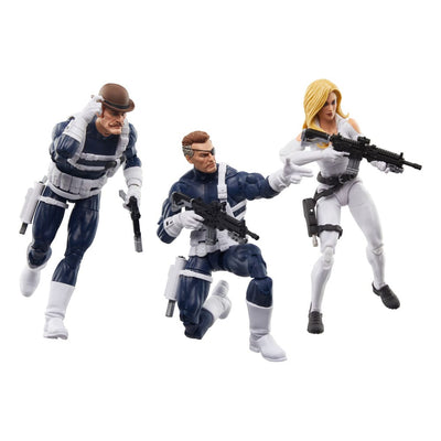 Captain America Marvel Legends Action Figure 3-Pack S.H.I.E.L.D. 15cm - Action Figures - Hasbro - Hobby Figures UK