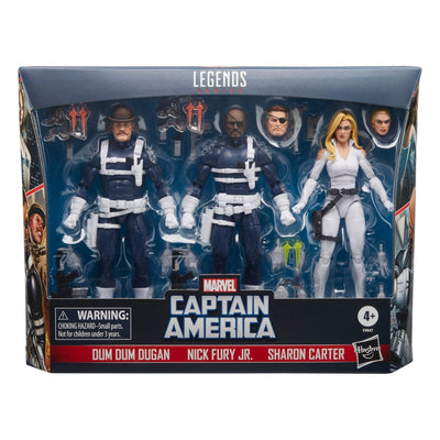 Captain America Marvel Legends Action Figure 3-Pack S.H.I.E.L.D. 15cm - Action Figures - Hasbro - Hobby Figures UK