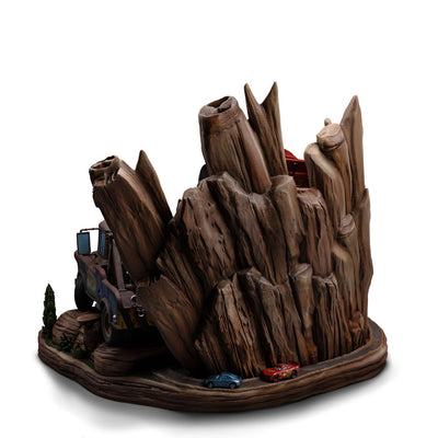 Cars Deluxe Art Scale Statue 1/10 Lightning Mcqueen & Tow Mater 31cm - Scale Statue - Iron Studios - Hobby Figures UK