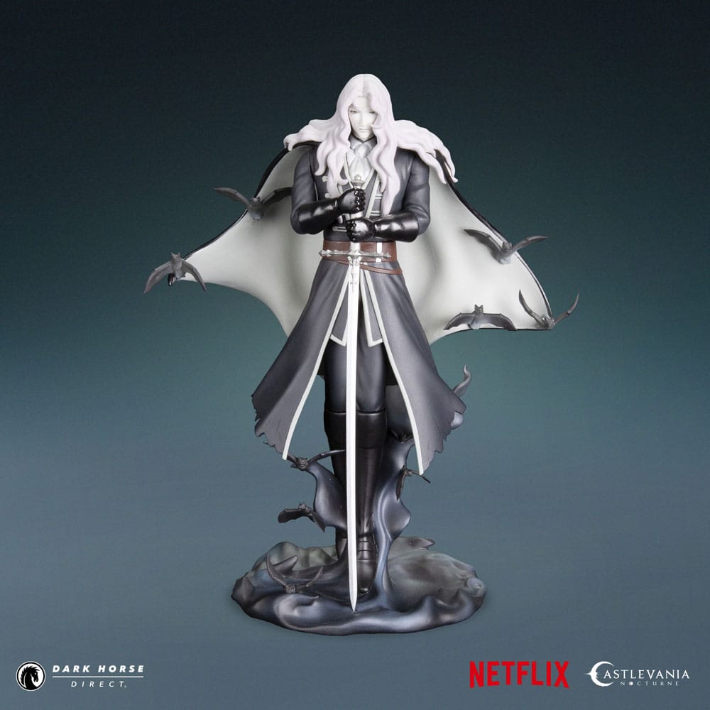 Castlevania Nocturne PVC Statue Alucard 25cm - Scale Statue - Dark Horse - Hobby Figures UK