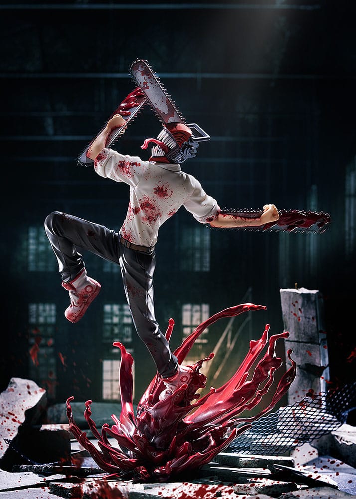 Chainsaw Man PVC Statue 1/7 Chainsaw Man 30cm - Scale Statue - Good Smile Company - Hobby Figures UK