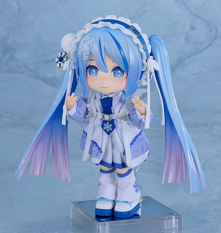 Character Vocal Series 01: Hatsune Mik Nendoroid Doll Action Figure Snow Miku: Yukiiro Pop Ver. 14cm - Action Figures - Good Smile Company - Hobby Figures UK
