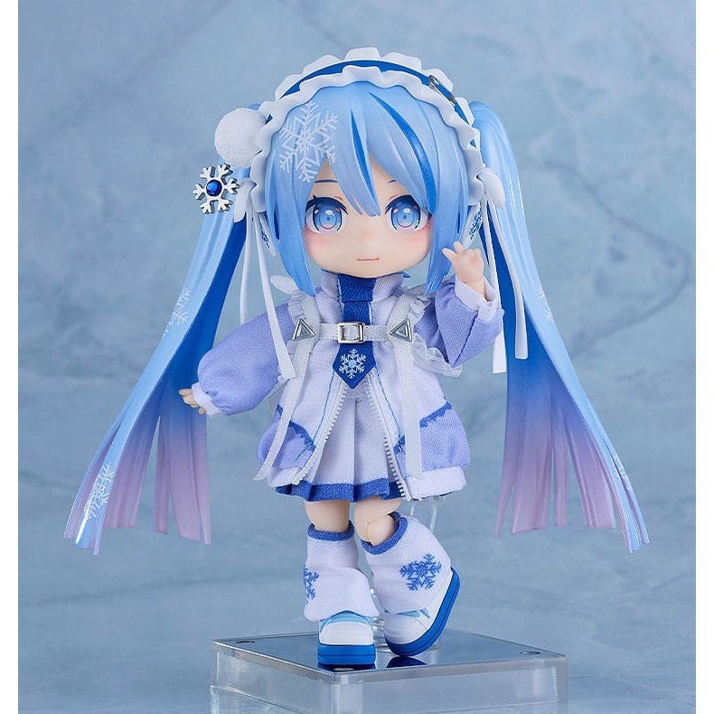 Character Vocal Series 01: Hatsune Mik Nendoroid Doll Action Figure Snow Miku: Yukiiro Pop Ver. 14cm - Action Figures - Good Smile Company - Hobby Figures UK