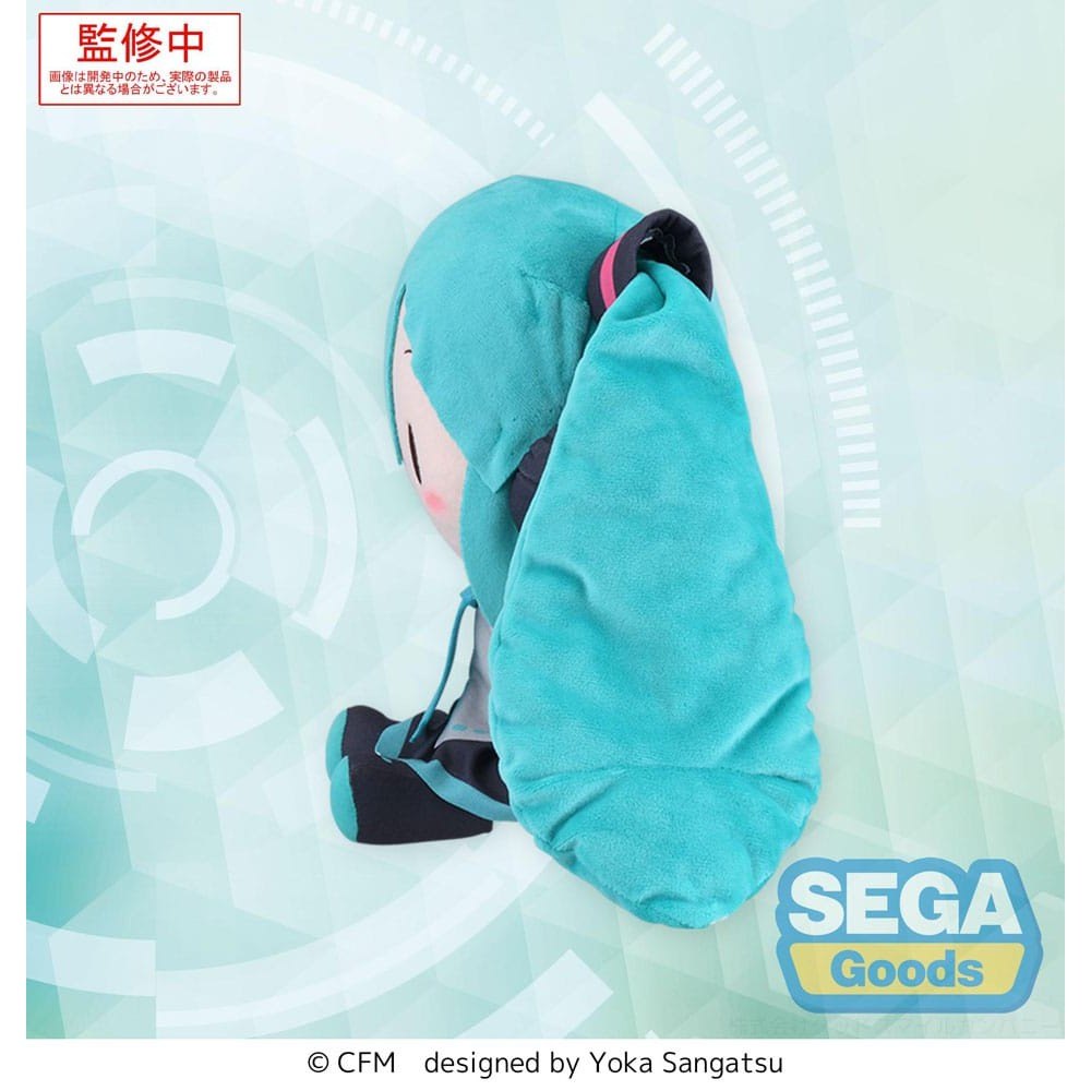 Character Vocal Series 01: Hatsune Miku Fuwa Petit Plush Figure Hatsune Miku L 27cm - Plush - Sega - Hobby Figures UK