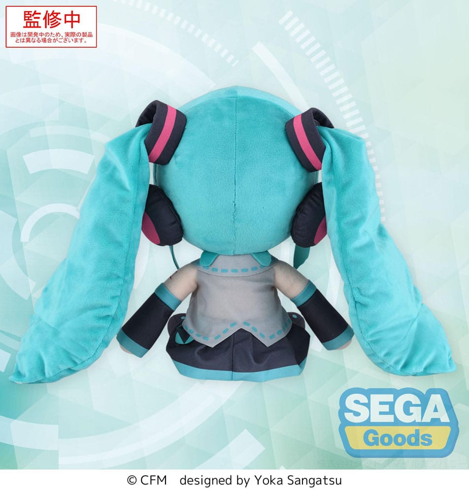 Character Vocal Series 01: Hatsune Miku Fuwa Petit Plush Figure Hatsune Miku L 27cm - Plush - Sega - Hobby Figures UK
