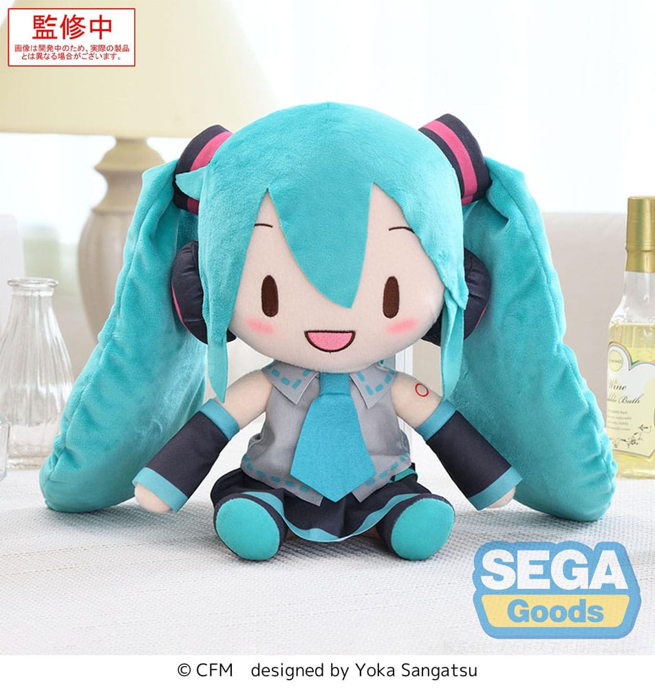 Character Vocal Series 01: Hatsune Miku Fuwa Petit Plush Figure Hatsune Miku L 27cm - Plush - Sega - Hobby Figures UK