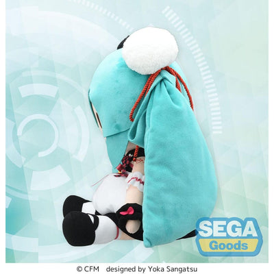 Character Vocal Series 01: Hatsune Miku Fuwa Petit Plush Figure Hatsune Miku Panda Bun LL 40cm - Plush - Sega - Hobby Figures UK