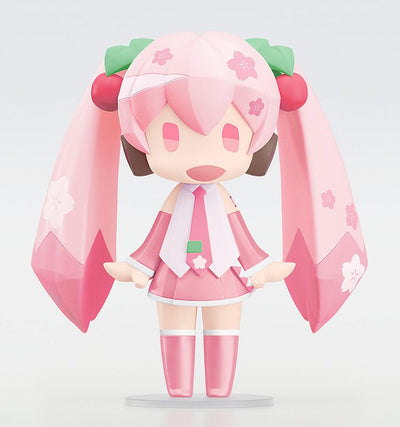 Character Vocal Series 01: Hatsune Miku HELLO! GOOD SMILE Action Figure Sakura Miku 10cm - Action Figures - Good Smile Company - Hobby Figures UK