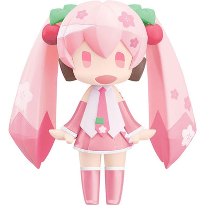 Character Vocal Series 01: Hatsune Miku HELLO! GOOD SMILE Action Figure Sakura Miku 10cm - Action Figures - Good Smile Company - Hobby Figures UK