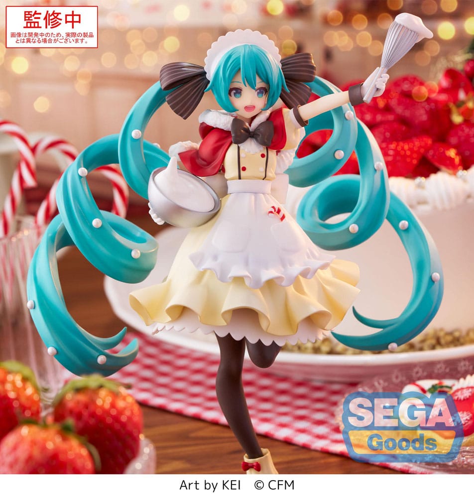 Character Vocal Series 01: Hatsune Miku Luminasta PVC Statue Hatsune Miku Christmas 2025 20cm - Scale Statue - Sega - Hobby Figures UK