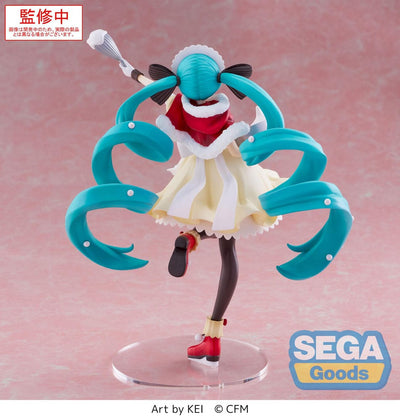 Character Vocal Series 01: Hatsune Miku Luminasta PVC Statue Hatsune Miku Christmas 2025 20cm - Scale Statue - Sega - Hobby Figures UK