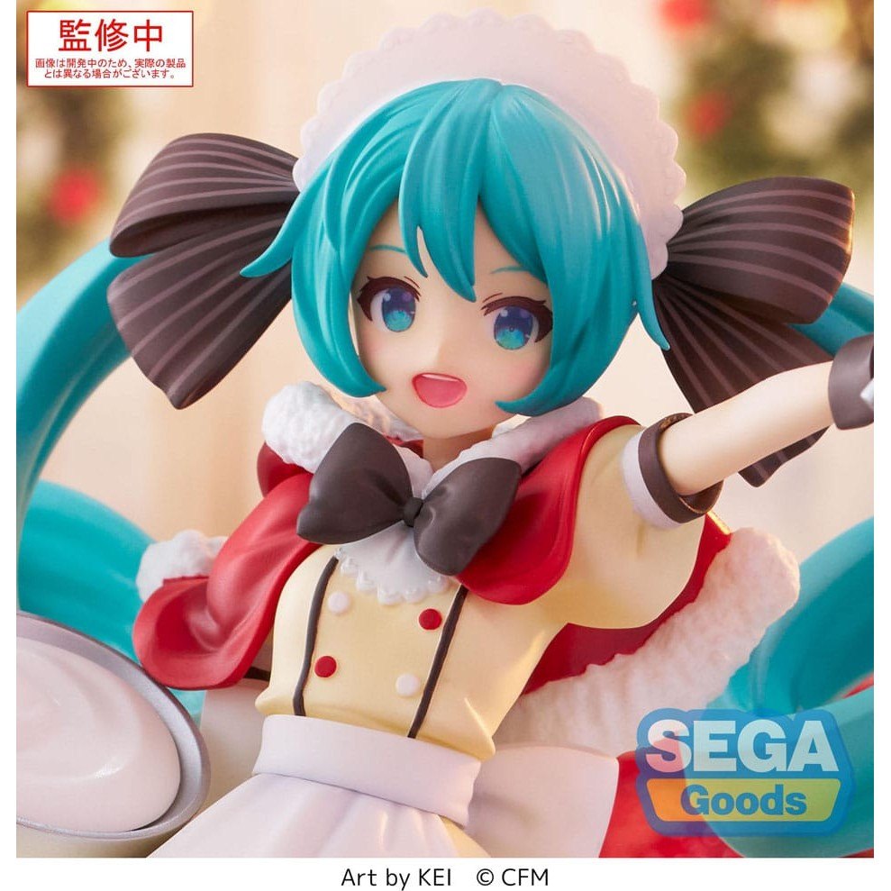 Character Vocal Series 01: Hatsune Miku Luminasta PVC Statue Hatsune Miku Christmas 2025 20cm - Scale Statue - Sega - Hobby Figures UK