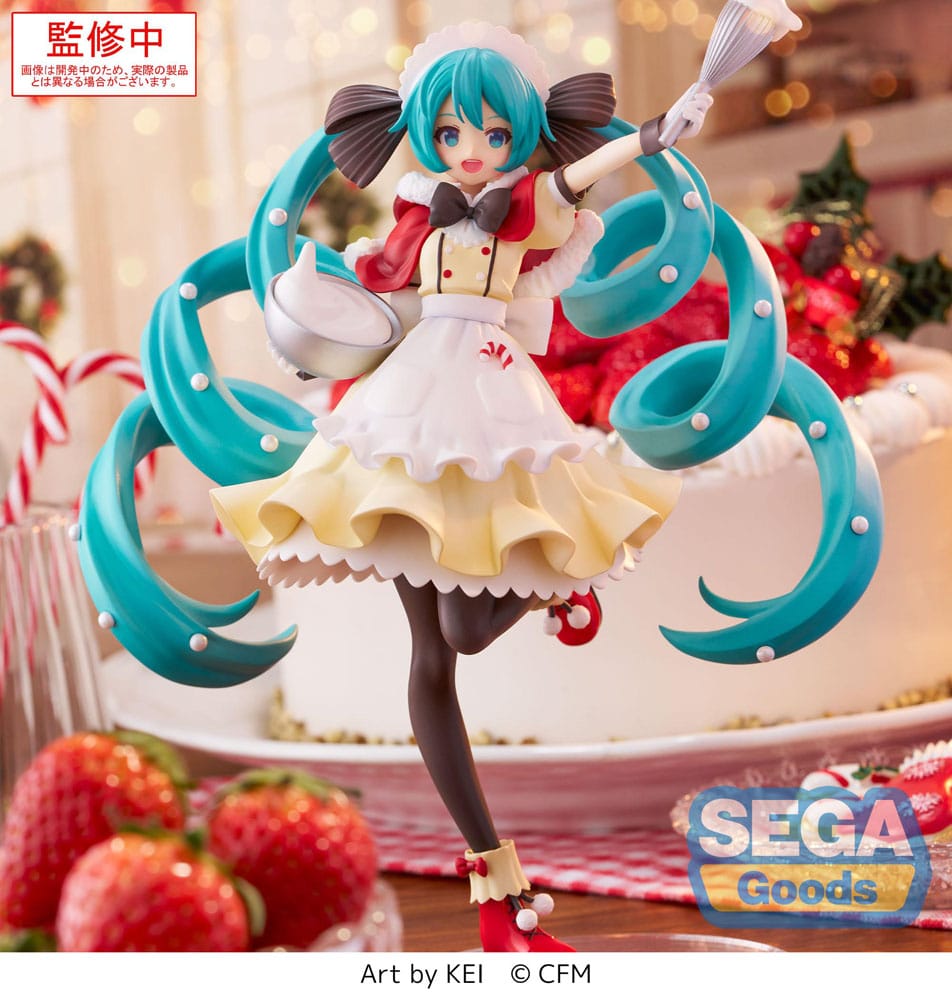 Character Vocal Series 01: Hatsune Miku Luminasta PVC Statue Hatsune Miku Christmas 2025 20cm - Scale Statue - Sega - Hobby Figures UK