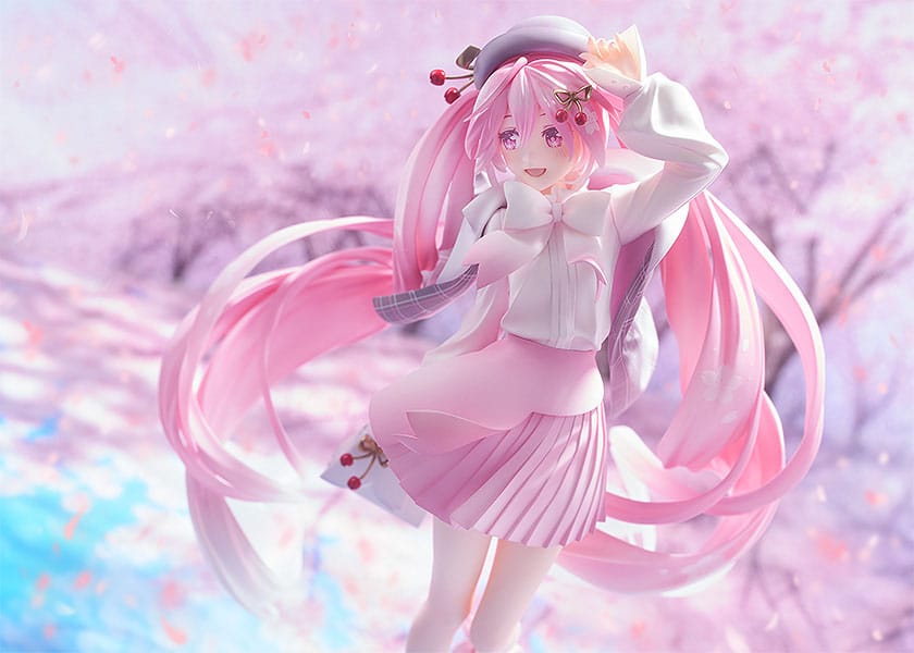 Character Vocal Series 01: Hatsune Miku PVC Statue 1/7 Sakura Miku: Hanami Outfit Ver. 28cm - Scale Statue - Good Smile Company - Hobby Figures UK