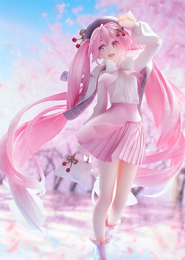 Character Vocal Series 01: Hatsune Miku PVC Statue 1/7 Sakura Miku: Hanami Outfit Ver. 28cm - Scale Statue - Good Smile Company - Hobby Figures UK