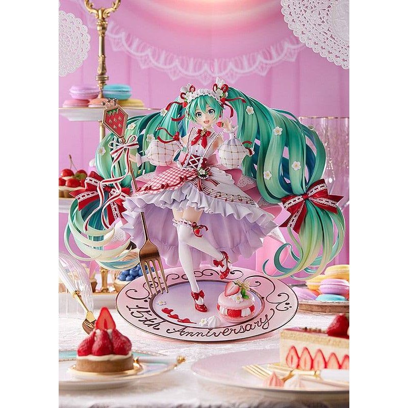 Character Vocal Series 01: Hatsune Miku PVC Statue 1/7 Hatsune Miku: 15th Anniversary Ver. 29cm - Scale Statue - Good Smile Company - Hobby Figures UK