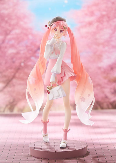 Character Vocal Series 01: Hatsune Miku Pop Up Parade PVC Statue Sakura Miku: Hanami Outfit Ver. 23cm - Scale Statue - Good Smile Company - Hobby Figures UK