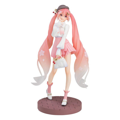 Character Vocal Series 01: Hatsune Miku Pop Up Parade PVC Statue Sakura Miku: Hanami Outfit Ver. 23cm - Scale Statue - Good Smile Company - Hobby Figures UK