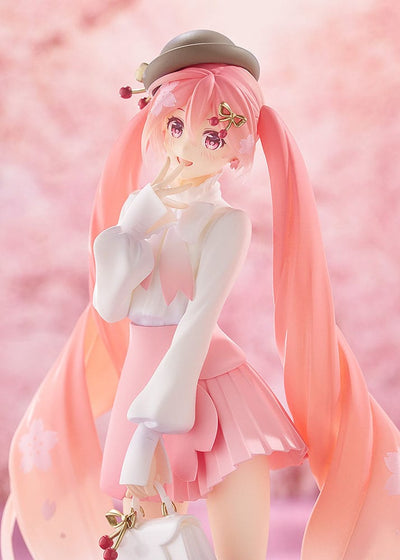 Character Vocal Series 01: Hatsune Miku Pop Up Parade PVC Statue Sakura Miku: Hanami Outfit Ver. 23cm - Scale Statue - Good Smile Company - Hobby Figures UK