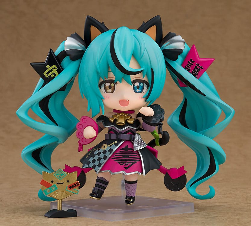 Character Vocal Series 01 Nendoroid Action Figure Hatsune Miku: Black Maneki Miku Ver. 10cm - Mini Figures - Good Smile Company - Hobby Figures UK