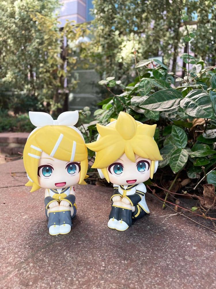 Character Vocal Series: Rin/Len Look Up PVC Statue Hatsune Rin & Len Set (with gift) 11cm - Scale Statue - Megahouse - Hobby Figures UK