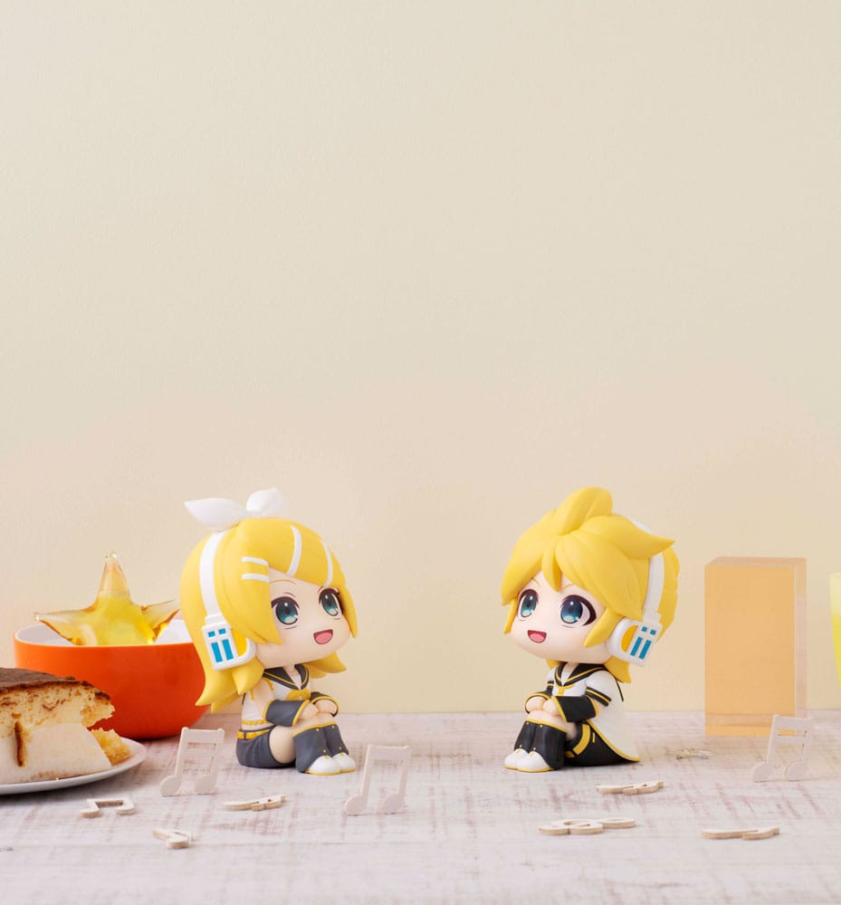 Character Vocal Series: Rin/Len Look Up PVC Statue Hatsune Rin & Len Set (with gift) 11cm - Scale Statue - Megahouse - Hobby Figures UK