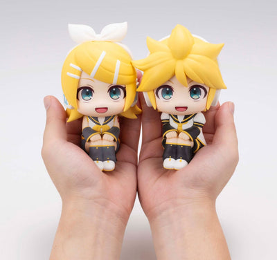 Character Vocal Series: Rin/Len Look Up PVC Statue Hatsune Rin & Len Set (with gift) 11cm - Scale Statue - Megahouse - Hobby Figures UK