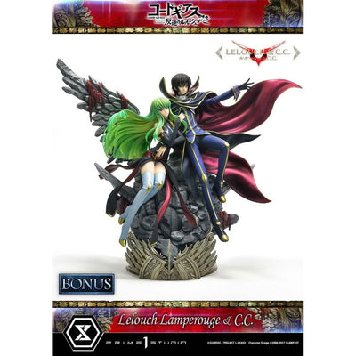Code Geass: Lelouch of the Rebellion Concept Masterline Series Statue 1/6 Lelouch Lamperouge & C.C. Bonus Version 44cm - Scale Statue - Prime 1 Studio - Hobby Figures UK