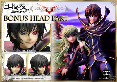 Code Geass: Lelouch of the Rebellion Concept Masterline Series Statue 1/6 Lelouch Lamperouge & C.C. Bonus Version 44cm - Scale Statue - Prime 1 Studio - Hobby Figures UK