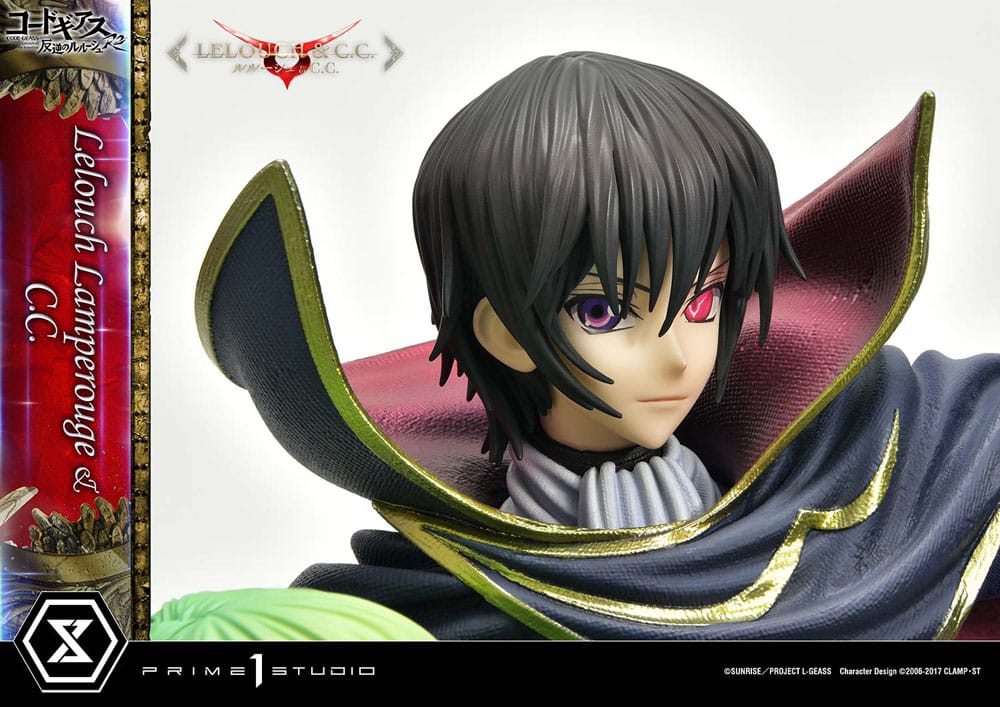Code Geass: Lelouch of the Rebellion Concept Masterline Series Statue 1/6 Lelouch Lamperouge & C.C. Bonus Version 44cm - Scale Statue - Prime 1 Studio - Hobby Figures UK