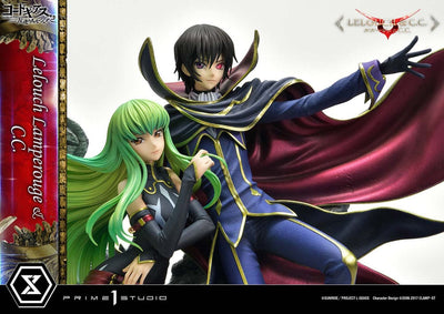 Code Geass: Lelouch of the Rebellion Concept Masterline Series Statue 1/6 Lelouch Lamperouge & C.C. Bonus Version 44cm - Scale Statue - Prime 1 Studio - Hobby Figures UK