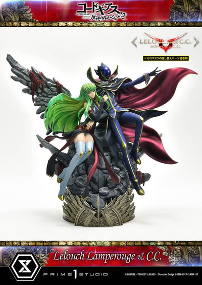 Code Geass: Lelouch of the Rebellion Concept Masterline Series Statue 1/6 Lelouch Lamperouge & C.C. Bonus Version 44cm - Scale Statue - Prime 1 Studio - Hobby Figures UK