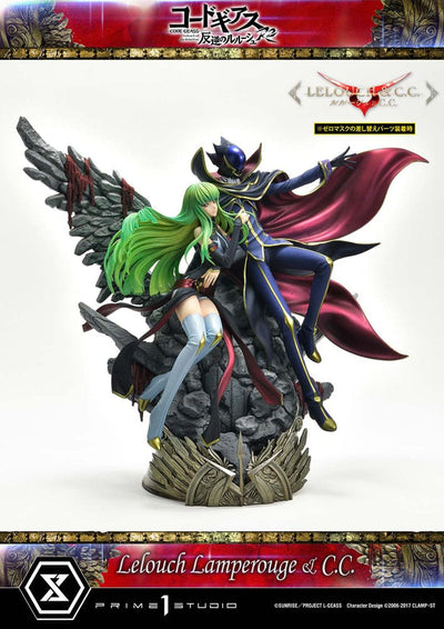 Code Geass: Lelouch of the Rebellion Concept Masterline Series Statue 1/6 Lelouch Lamperouge & C.C. Bonus Version 44cm - Scale Statue - Prime 1 Studio - Hobby Figures UK