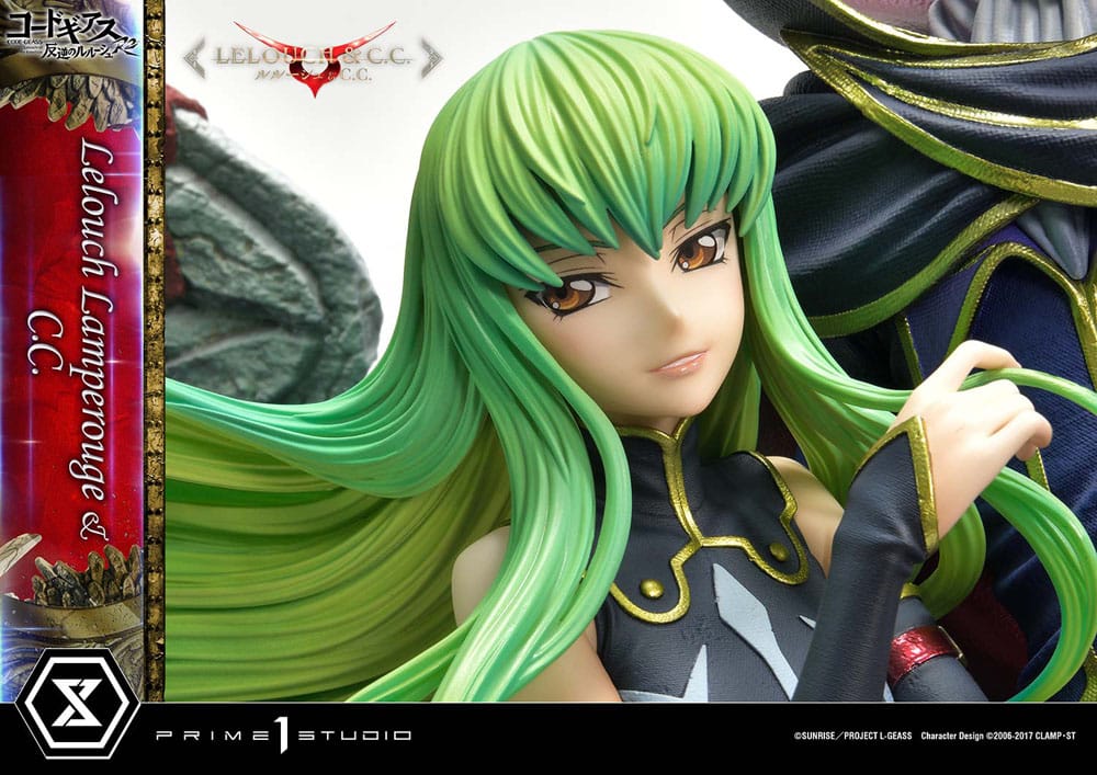 Code Geass: Lelouch of the Rebellion Concept Masterline Series Statue 1/6 Lelouch Lamperouge & C.C. Bonus Version 44cm - Scale Statue - Prime 1 Studio - Hobby Figures UK