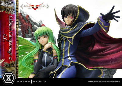 Code Geass: Lelouch of the Rebellion Concept Masterline Series Statue 1/6 Lelouch Lamperouge & C.C. Bonus Version 44cm - Scale Statue - Prime 1 Studio - Hobby Figures UK