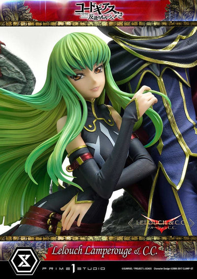 Code Geass: Lelouch of the Rebellion Concept Masterline Series Statue 1/6 Lelouch Lamperouge & C.C. Bonus Version 44cm - Scale Statue - Prime 1 Studio - Hobby Figures UK