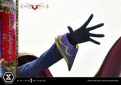 Code Geass: Lelouch of the Rebellion Concept Masterline Series Statue 1/6 Lelouch Lamperouge & C.C. Bonus Version 44cm - Scale Statue - Prime 1 Studio - Hobby Figures UK