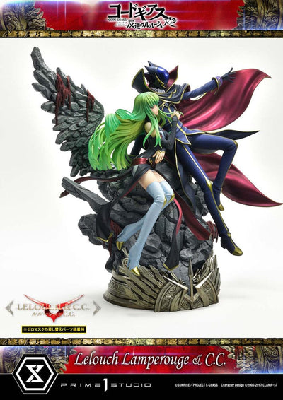 Code Geass: Lelouch of the Rebellion Concept Masterline Series Statue 1/6 Lelouch Lamperouge & C.C. Bonus Version 44cm - Scale Statue - Prime 1 Studio - Hobby Figures UK