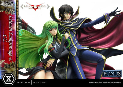 Code Geass: Lelouch of the Rebellion Concept Masterline Series Statue 1/6 Lelouch Lamperouge & C.C. Bonus Version 44cm - Scale Statue - Prime 1 Studio - Hobby Figures UK