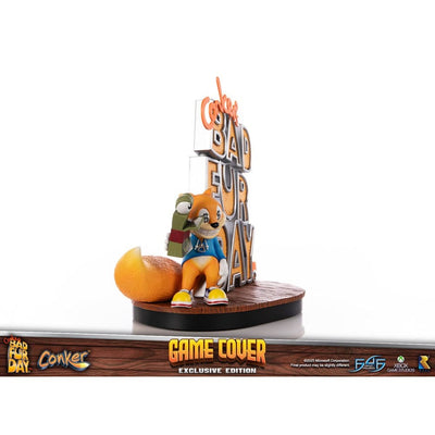 Conker´s Bad Fur Day Statue Game Cover Exclusive Edition 45cm - Scale Statue - First 4 Figures - Hobby Figures UK