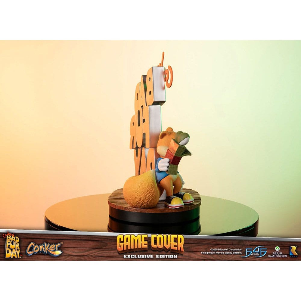 Conker´s Bad Fur Day Statue Game Cover Exclusive Edition 45cm - Scale Statue - First 4 Figures - Hobby Figures UK