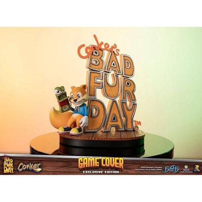 Conker´s Bad Fur Day Statue Game Cover Exclusive Edition 45cm - Scale Statue - First 4 Figures - Hobby Figures UK